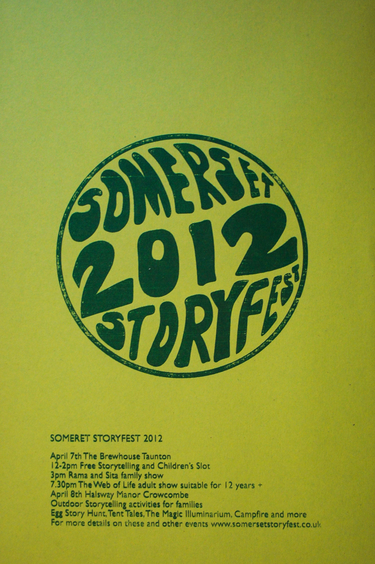 somerset storyfest  poster