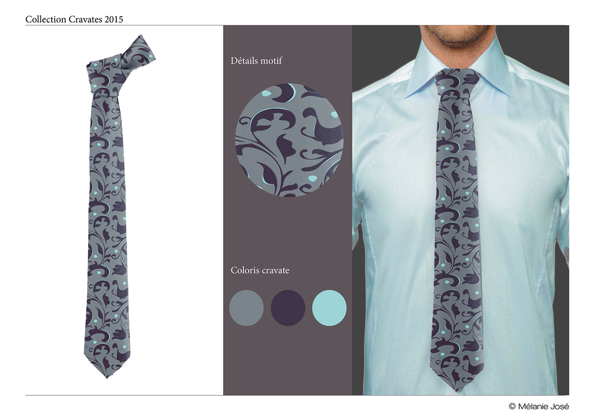 textile design cravate tie Collection contemporain strasbourg france université Catalogue