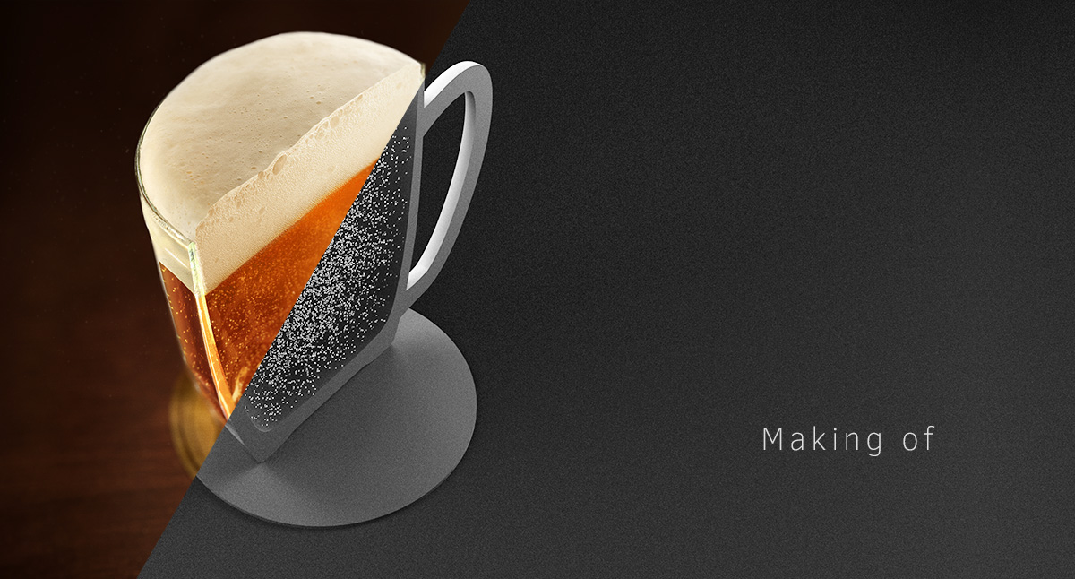 beer glass hop CGI 3D retouch venskoe bubbles Mug  jar Liquid creative Render Photo Manipulation 