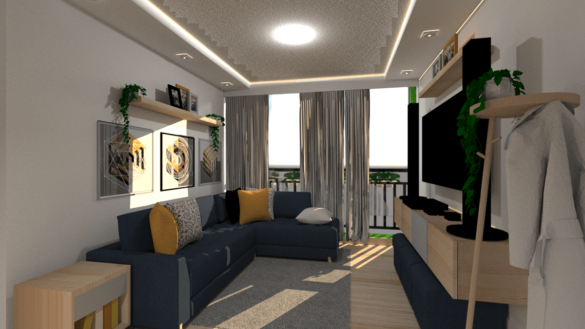design interior design  Render visualization 3D Interior