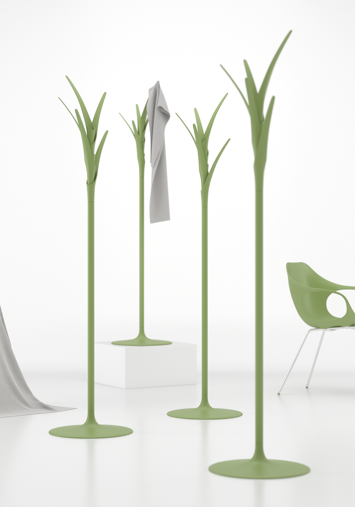 design product desig furniture plastic Cana hanger coat hat rack Stand