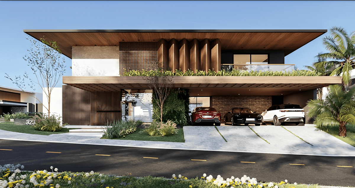 Residence Residence Design architecture Render exterior rendering 3D visualization 3ds max residences
