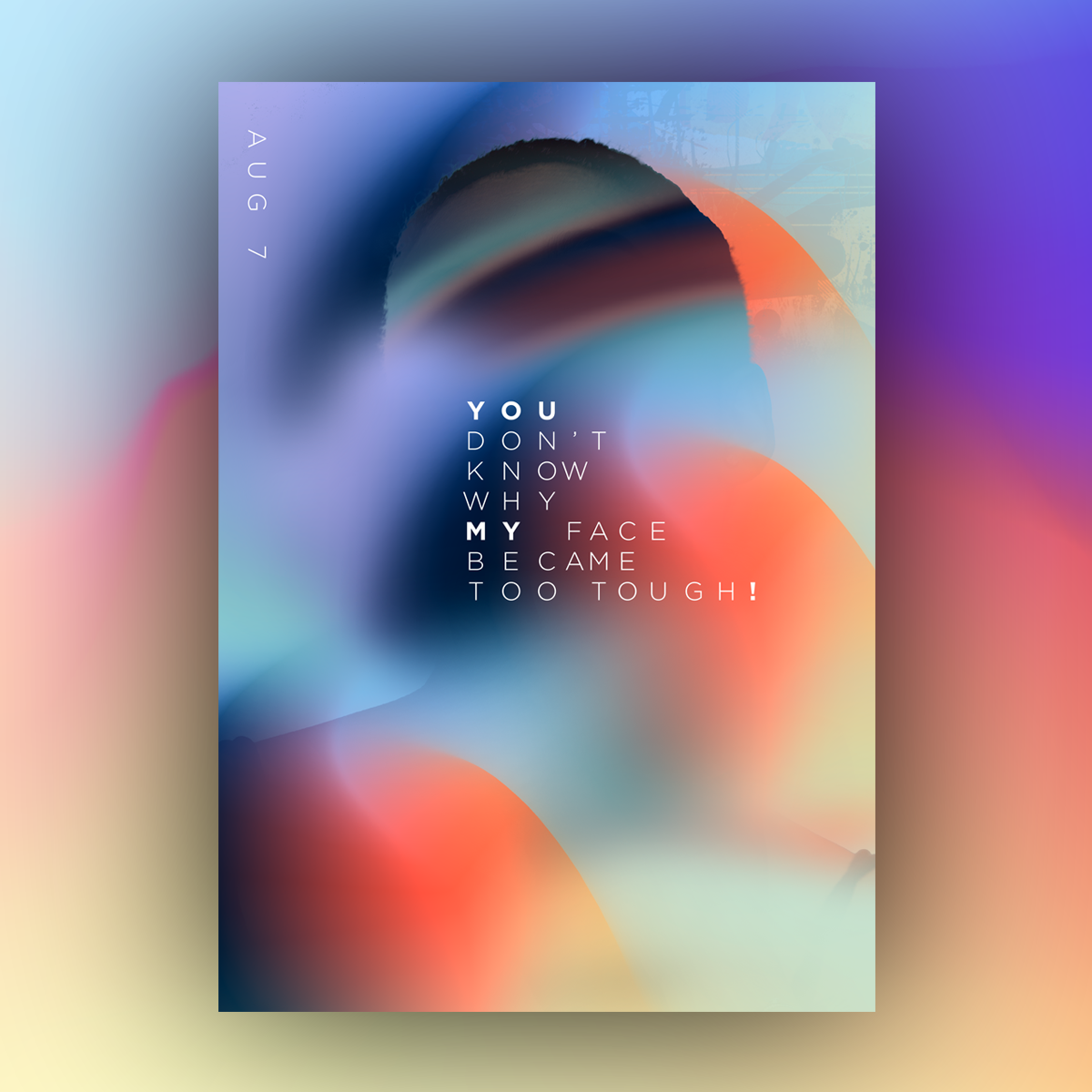 poster art direction  Poster Design gradient art concept colorful Poster factory design every day graphic design 