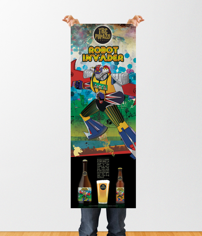 beer sleeve design robot BeastieBoys monster Food  drink alchool crafted craftedbeer