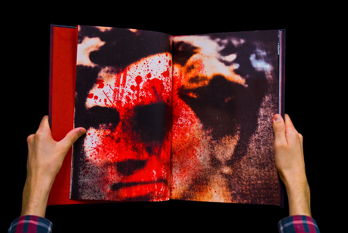 serial killer murder book dark unsettling death image-making graphic red black