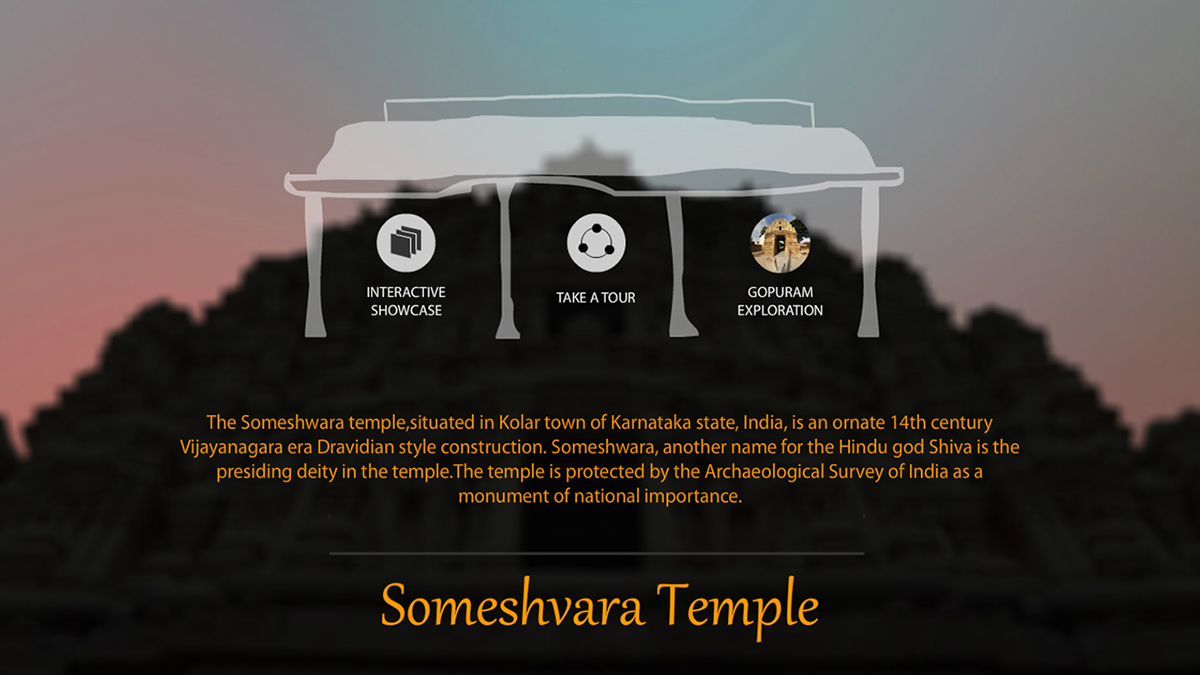 web layout graphic information interaction temple