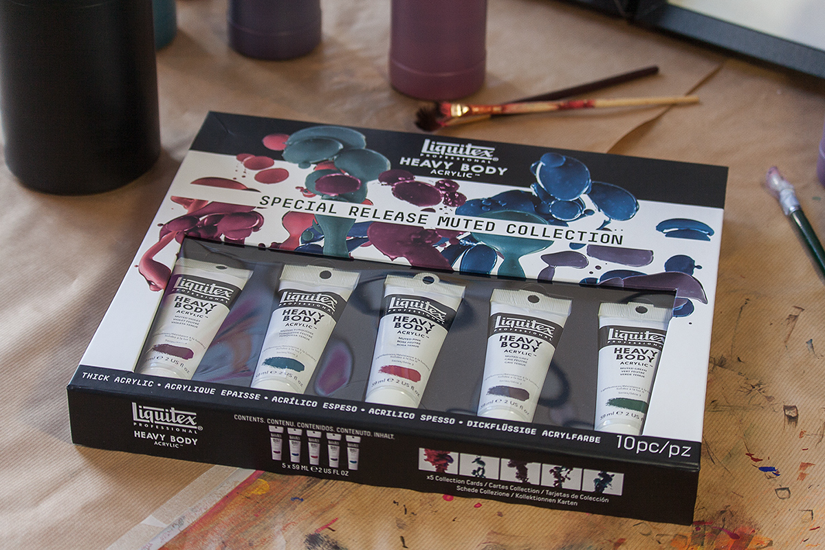 ink colors Liquitex acrylic paint heavybody Packaging