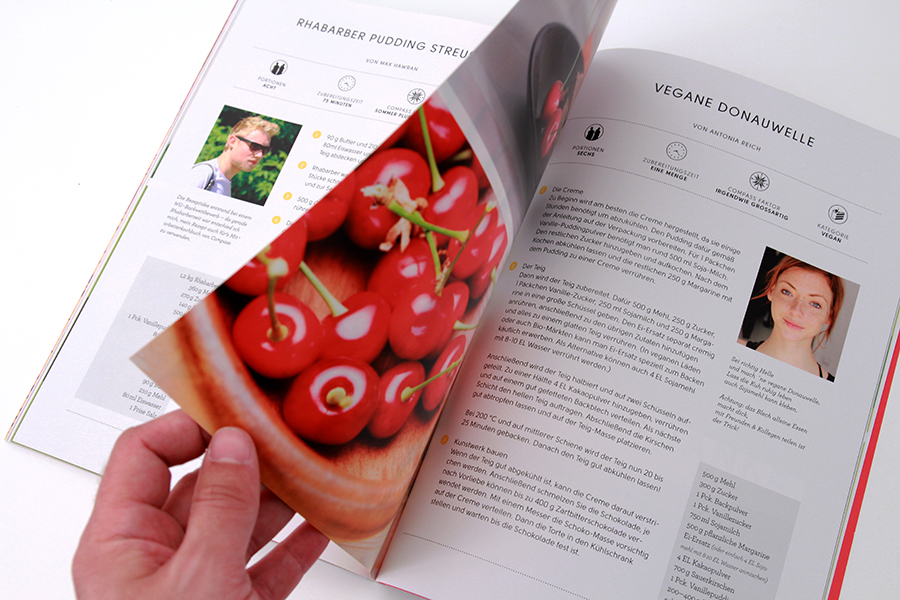 Cook Book kochbuch magazine brochure broschure magazin