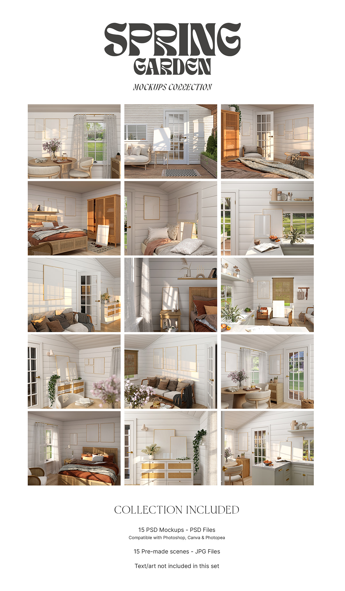 Mockup Interior 3ds max visualization Render architecture interior design  spring american village