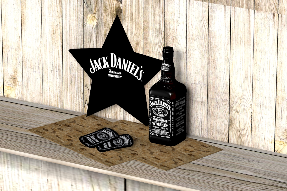 Plexiglas - Jack Daniels Whisky - 80x80cm Photo sur Plexiglas (Décoration  murale sur