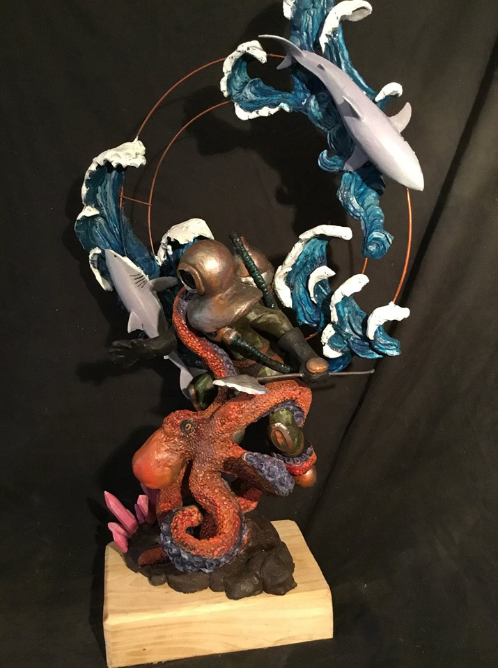 sculpture octopus
