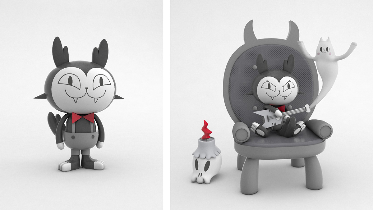 3D 3d modeling Character design  cinema4d Digital Art  Render toys