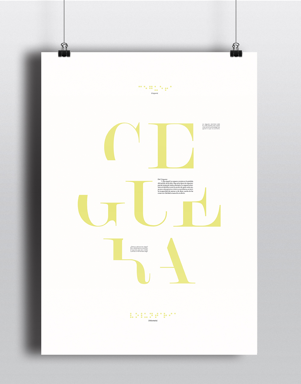 catedra cosgaya cosgaya tipografia Impacto visual impacto visual tipografía como imagen diseño gráfico grafico afiche