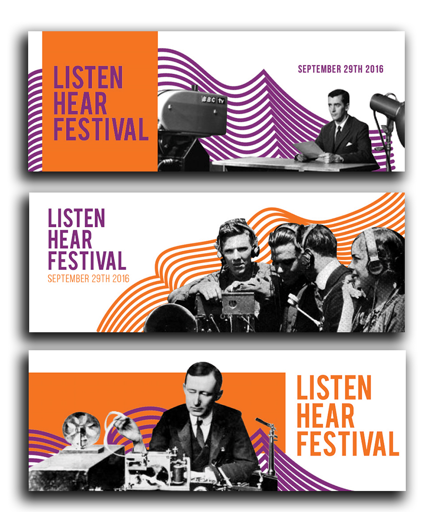 PADC  student skulls listen hear festival branding  festival finalist mental health