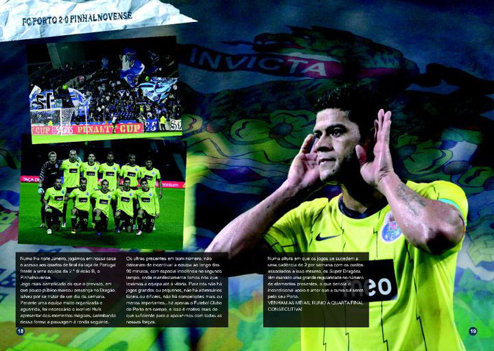 editorial  editorial design  Magazine   Football  hulk  FC Porto  supporters