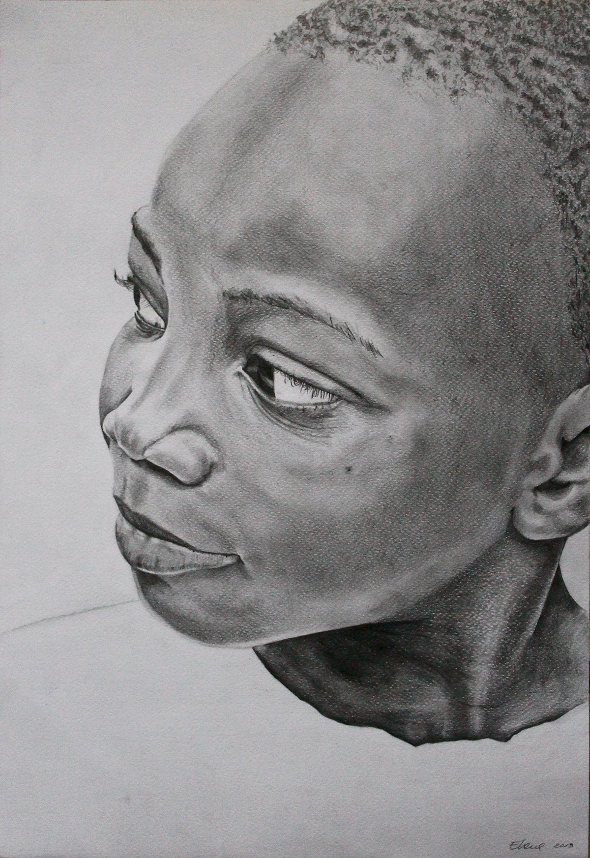 child pencil africa kenya