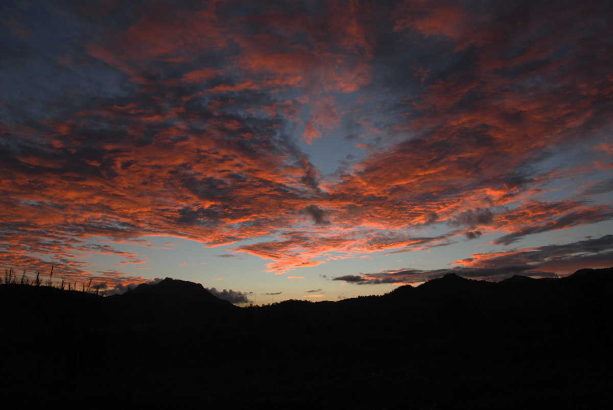 Landscape Papua new guinea sunset SKY cloud people indigenous