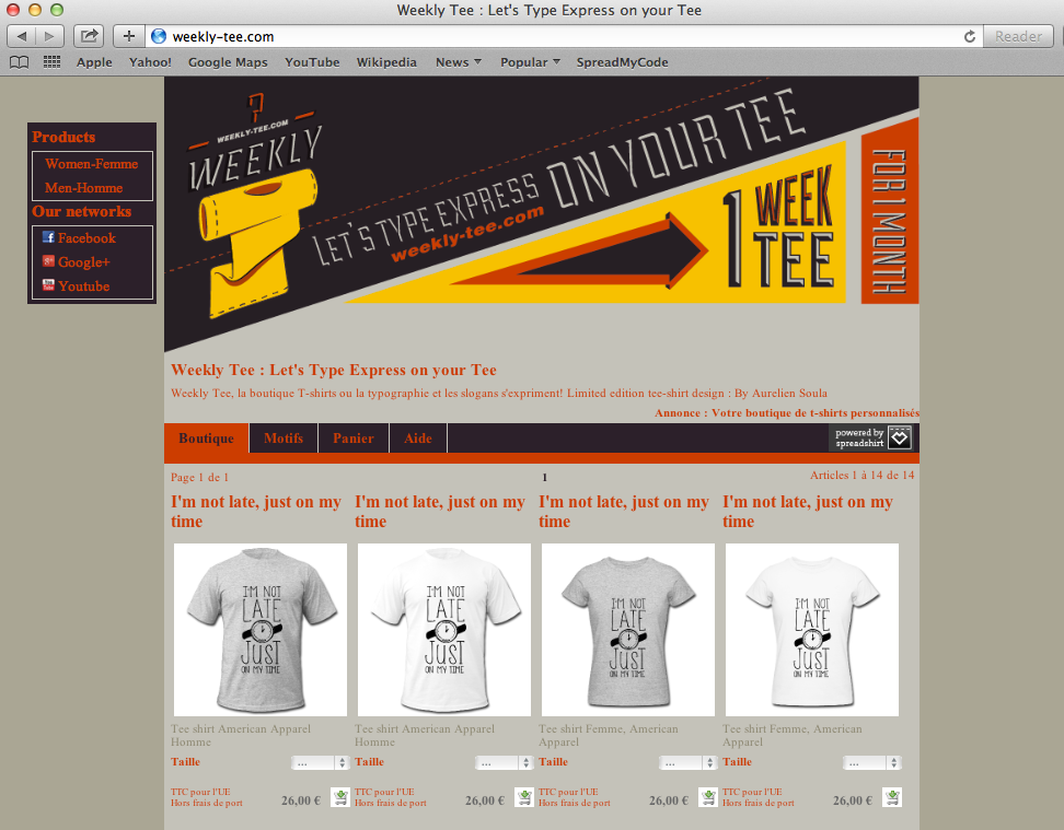 t-shirt tee typo e-shop shop limited edition