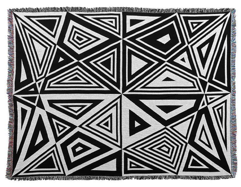 matt w moore vectorfunk core deco textile pattern black and White MWM Graphics op-geo