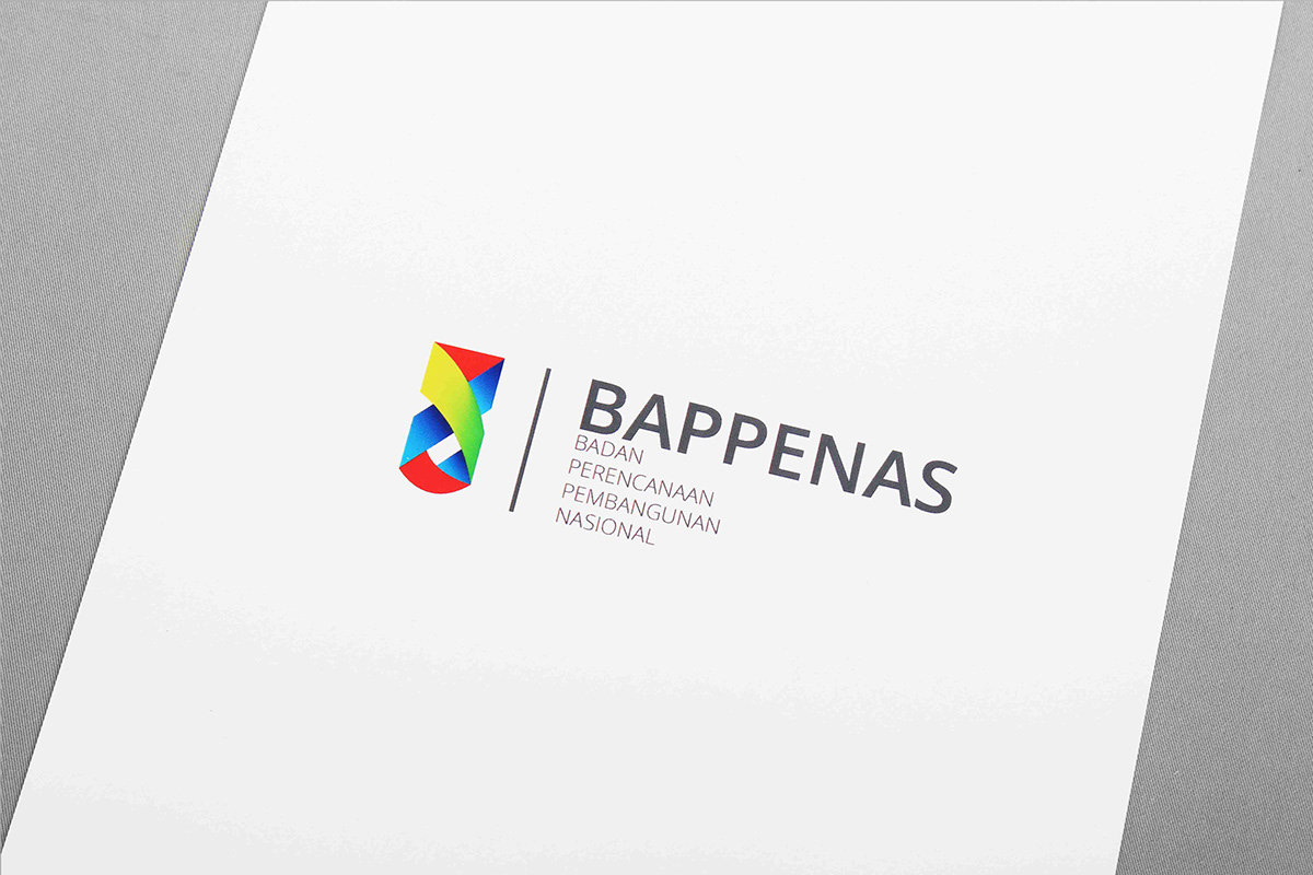 Bappenas Brand & Identity Corporate Identity logo dicky theng blue red yellow green Go Green