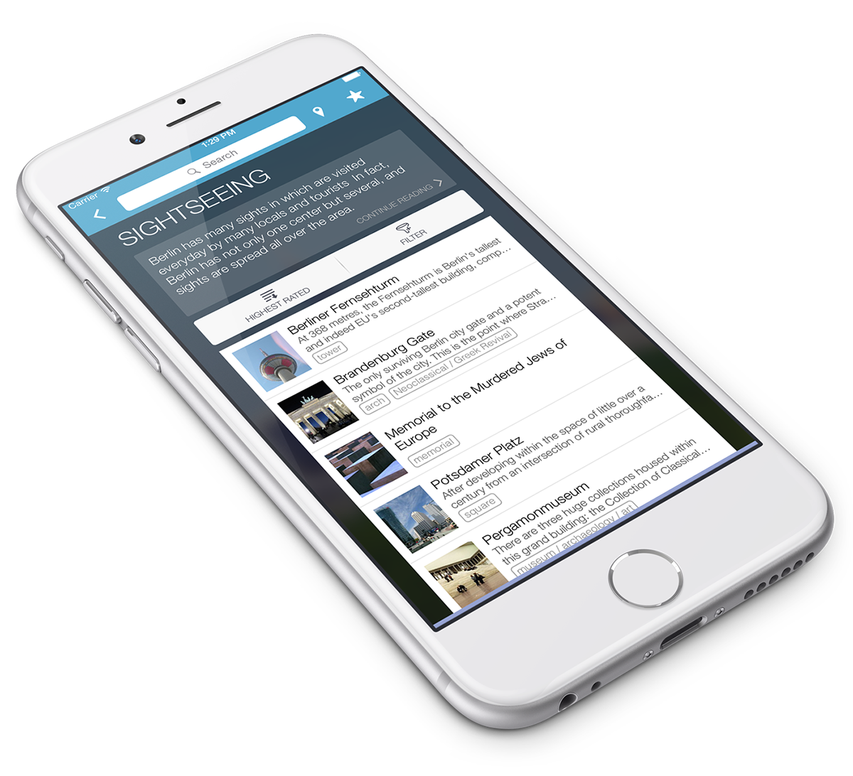 Travel trip triposo ios app app store download free application traveler apple iPad iphone