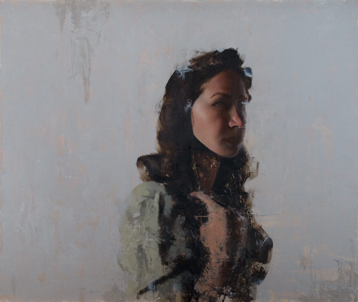 figure figurative modern modern art contemporary art contemporary Matthew Saba Oil Painting