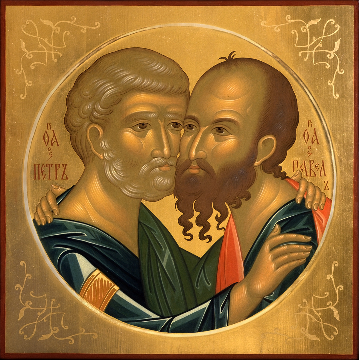 saint peter pavel holy Icon Orthodox art handmade apostles апостолы Петр и Павел святой икона православный церковное искусство