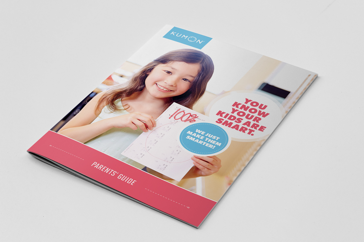 Adobe Portfolio Kumon print branding  mobile Web e-mail brochure posters Advertising 