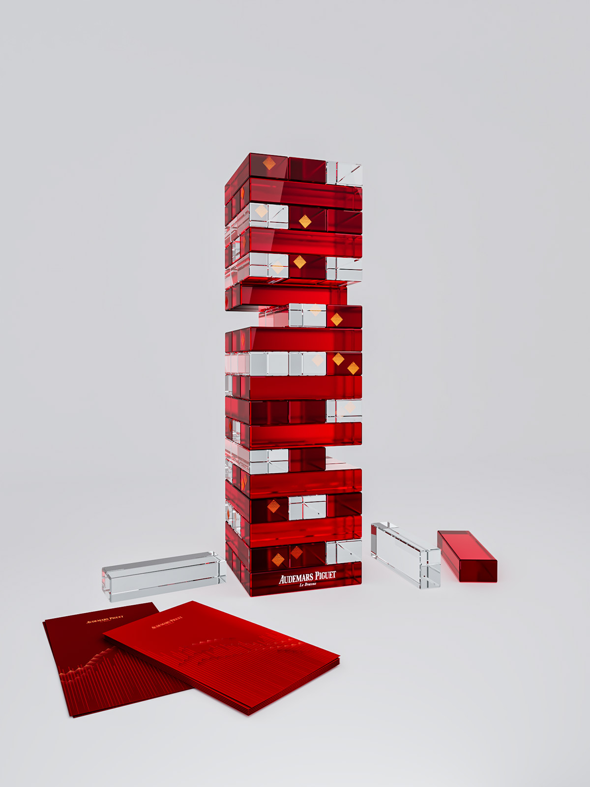 design gifts cny 3D Render building blocks AP giftware