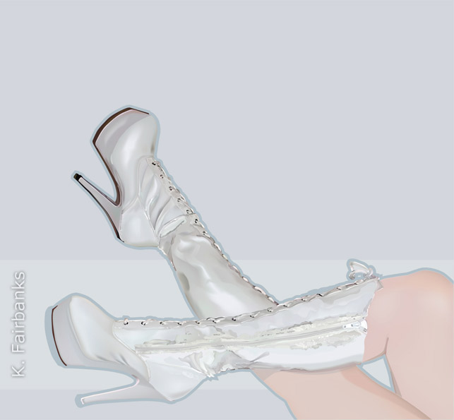Clothing boots vector artwork