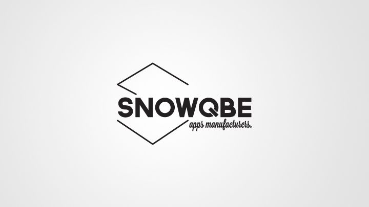 SnowQbe  identity  logo  logotype  square  3d  identité Logo Design  branding