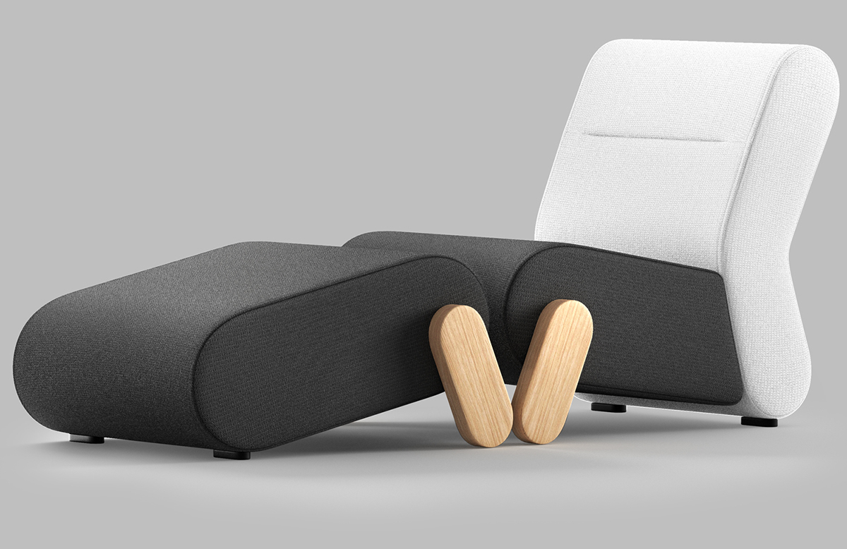 Adobe Portfolio chair armchair  easychair furniture