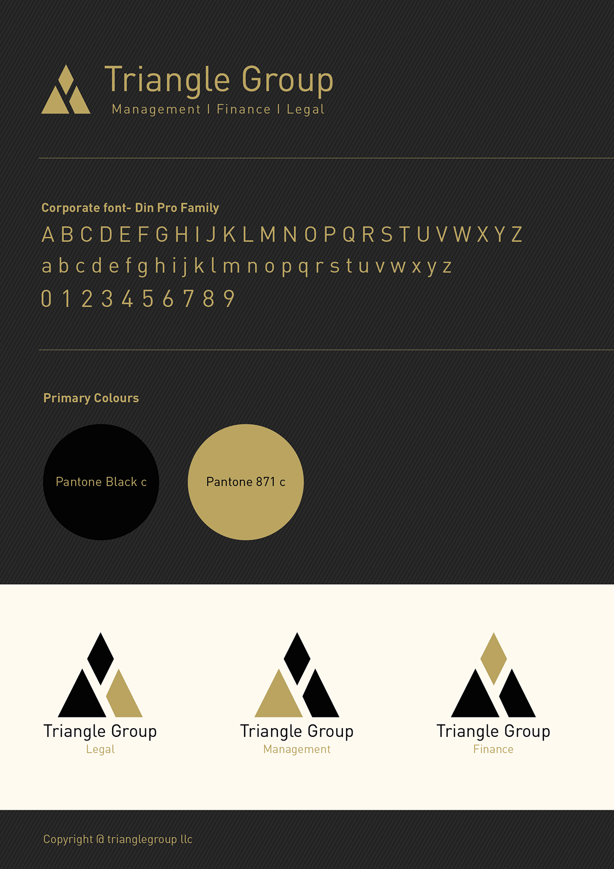 Branding Identity Design brandmark logo Icon mark marks identity black gold finance dubai Abu Dhabi