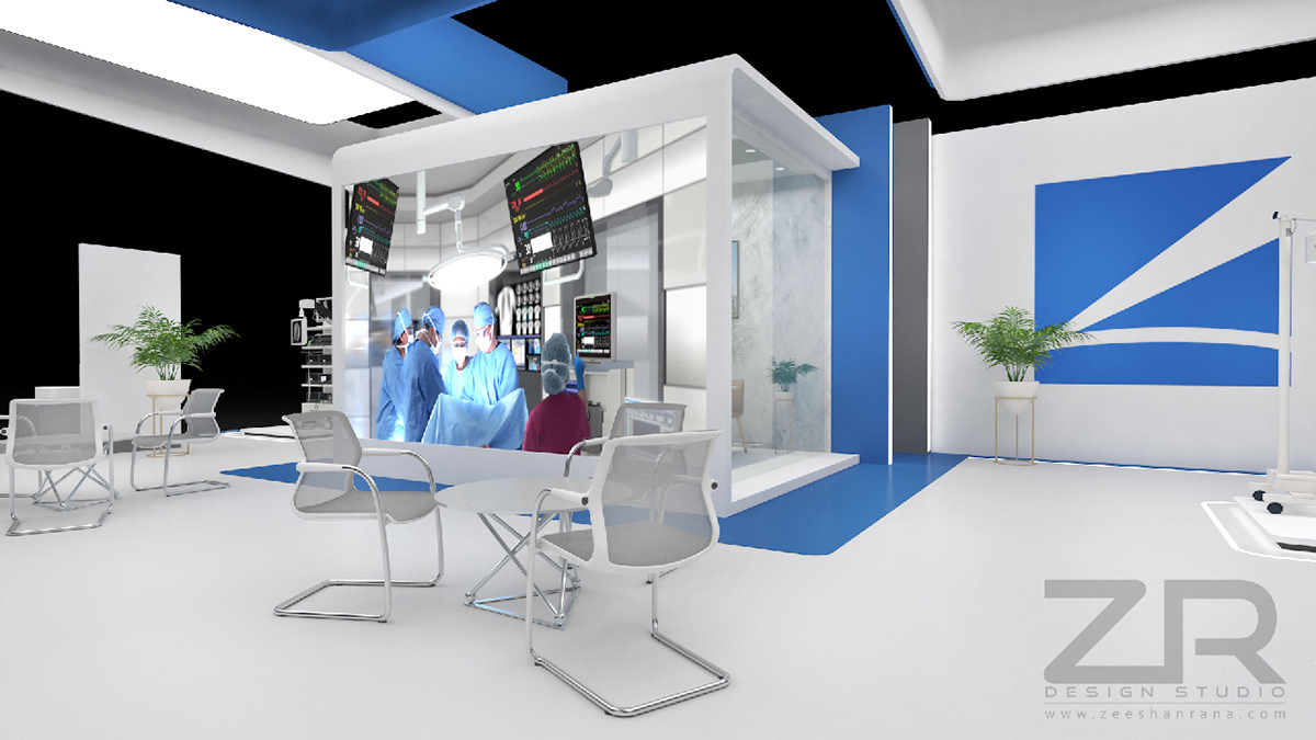 design 3D booth exhibition stand visualization archviz Render