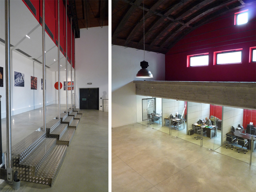 ex-cinema torino Turin Italy young architects rehabilitation red