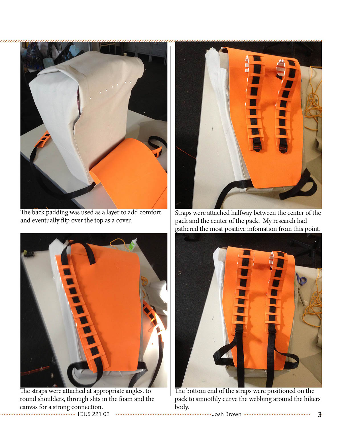 backpack research product ID industrial design