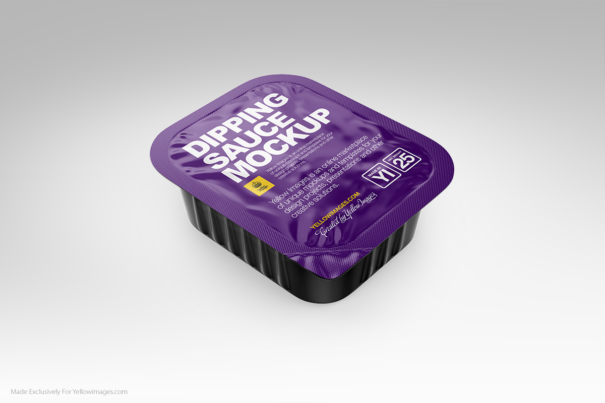 Download Free Sauce Dipping Cups Mockups On Behance PSD Mockup Template
