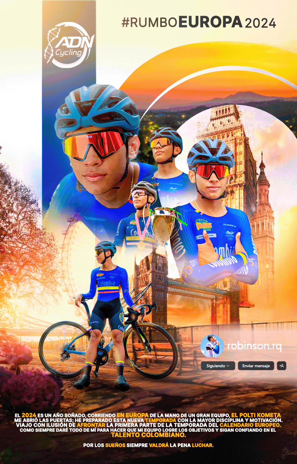 ciclismo colombia deporte photoshop Fotografia