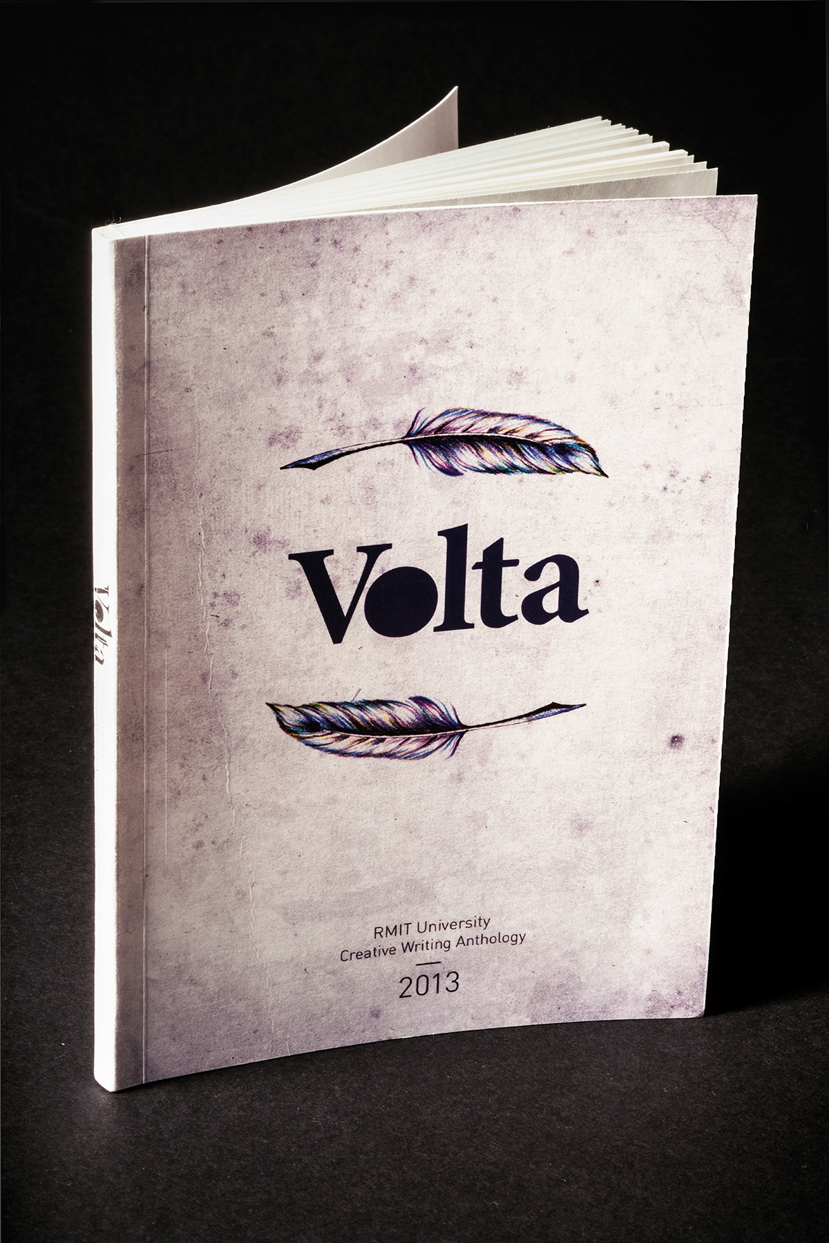 anothology publication Volta RMIT quils nibs book faux binding handmade craft creative simple
