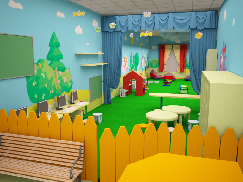 Children's activity room