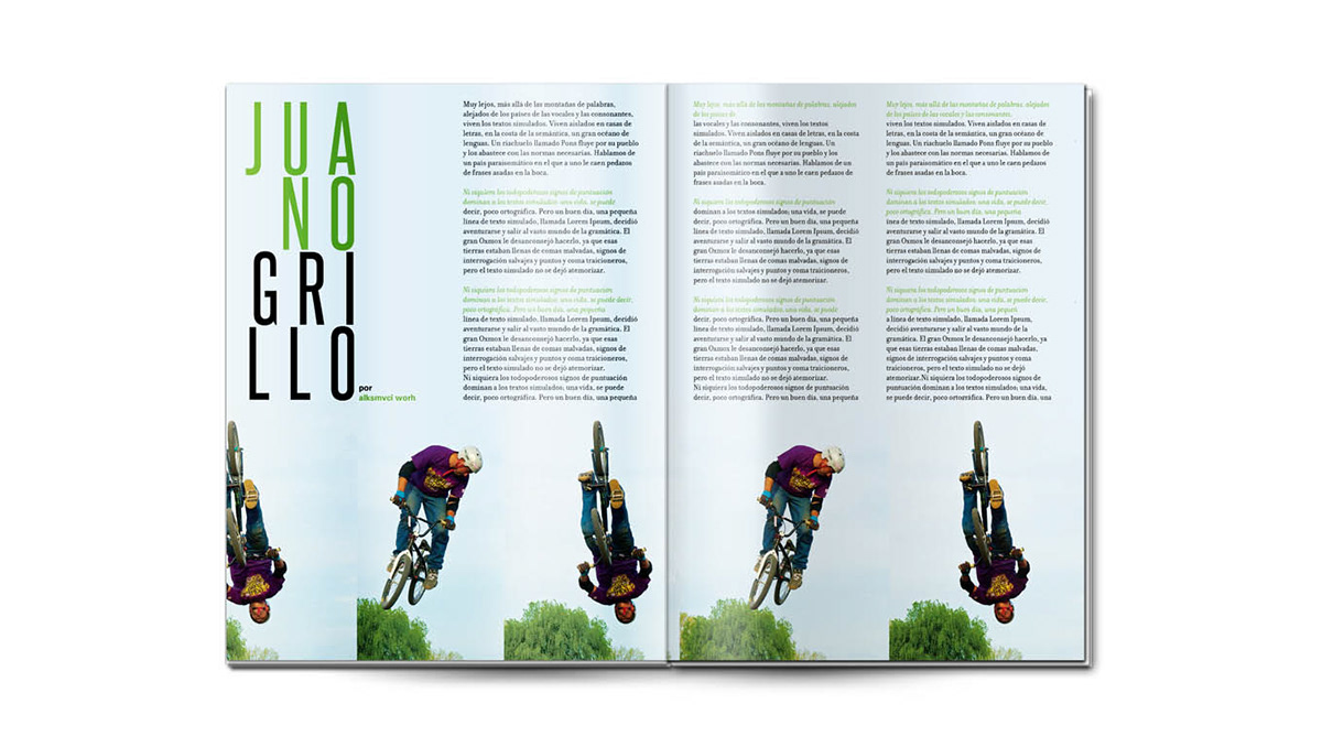 editorial magazine light skateboarding Bike