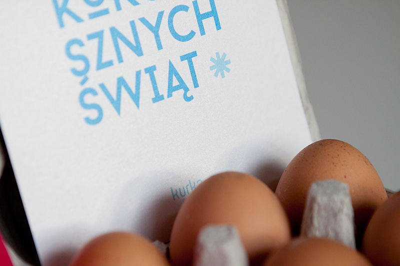 kurka kurka design package kura eggs egg Christmas gift present magenta Etykieta  Label card tag hen