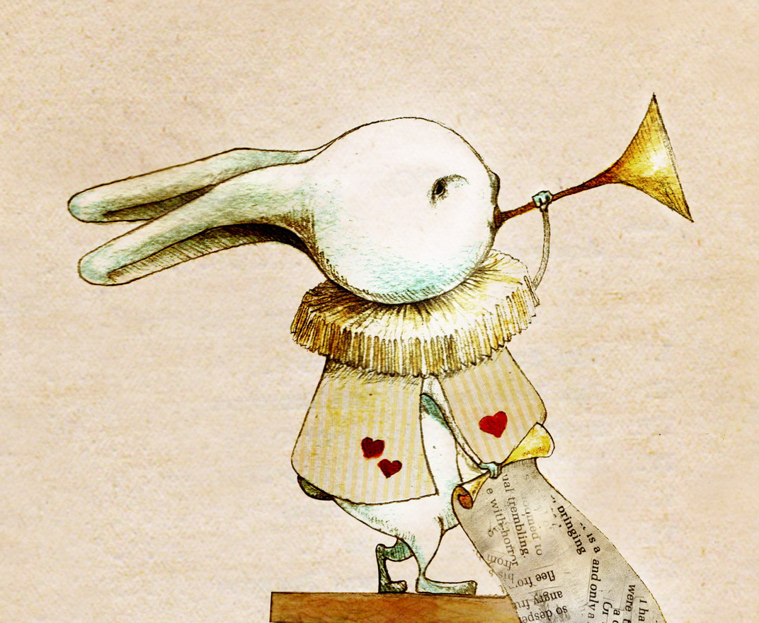 alice white rabbit wonderland