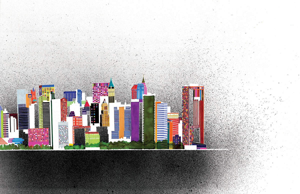 Lower Manhattan skyline jennifer maravillas