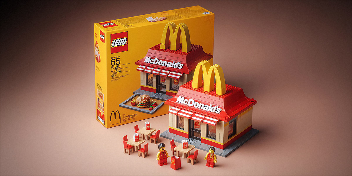 ai artificial intelligence LEGO brand identity branding  Logo Design brand architecture 3D visualization