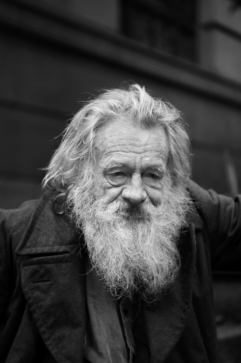portrait black and white people homeless street photography Urban