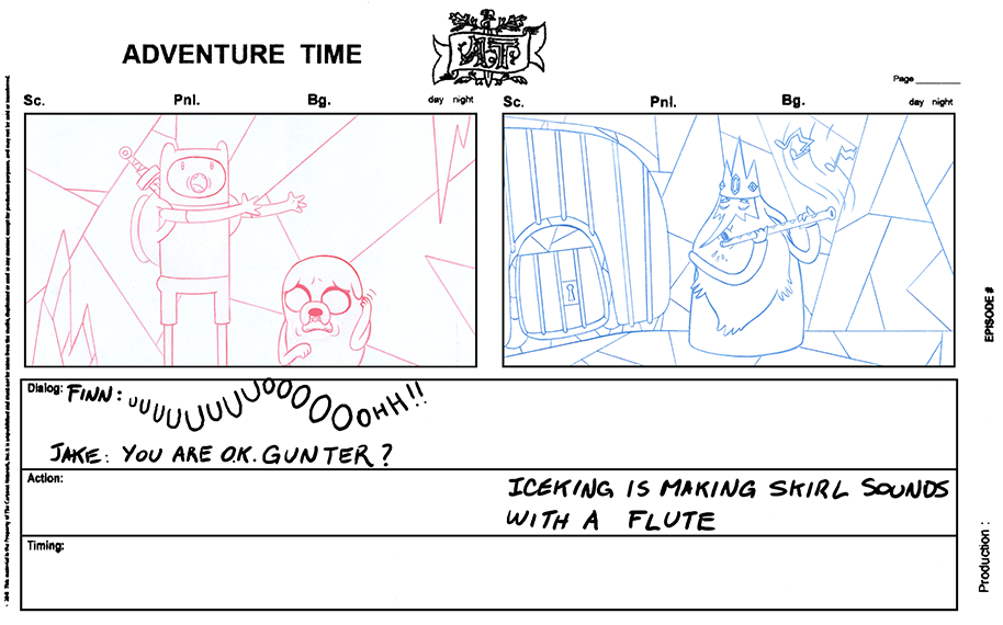 Storyboard Adventure Time on Behance