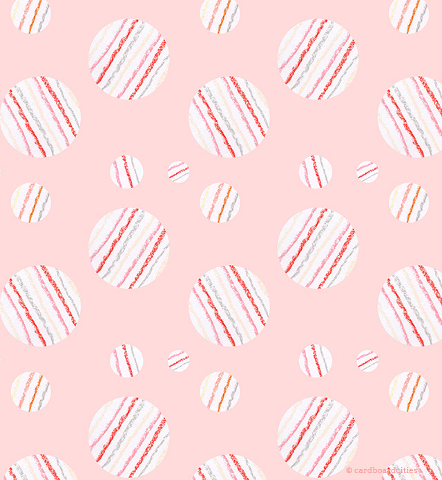 pattern Spots dots polka dots pink yellow blue Pastels stripes hand drawn