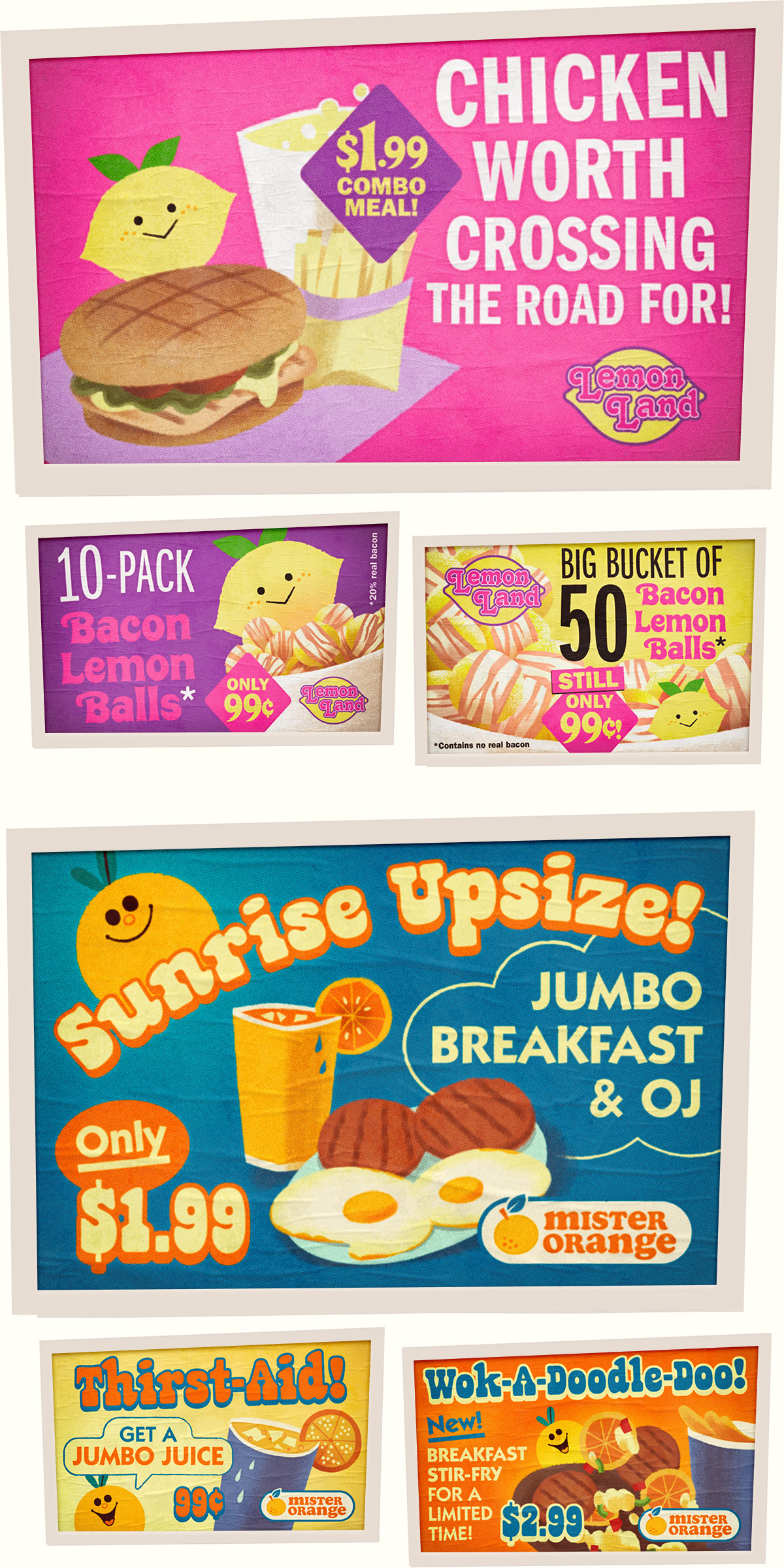 animation  posters props design mascotte chipotle Love Food  Billboards Logotype