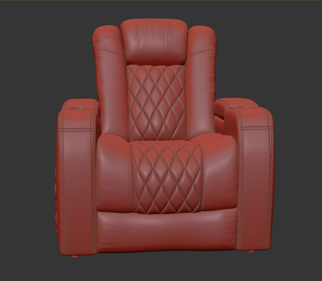 3D 3d modeling 3ds max CGI chair Couch furniture product sofa visualization